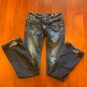 Miss Me Size 25 Darkwash Bootcut Jeans